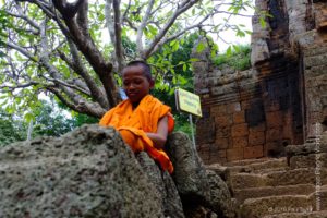 Young Monk, Phnom Banan, Battambang