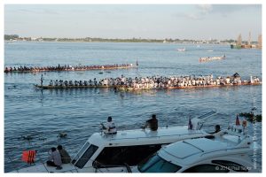 Boats taking part in the Phnom Penh Water Festival 2016