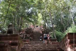 Phnom Banan 358 steps to the top!