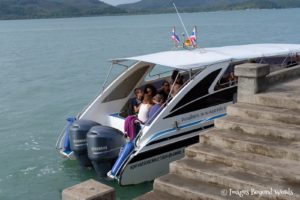Passengers in the High Speed Taxi Boat