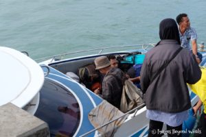 Passengers in the High Speed Taxi Boat