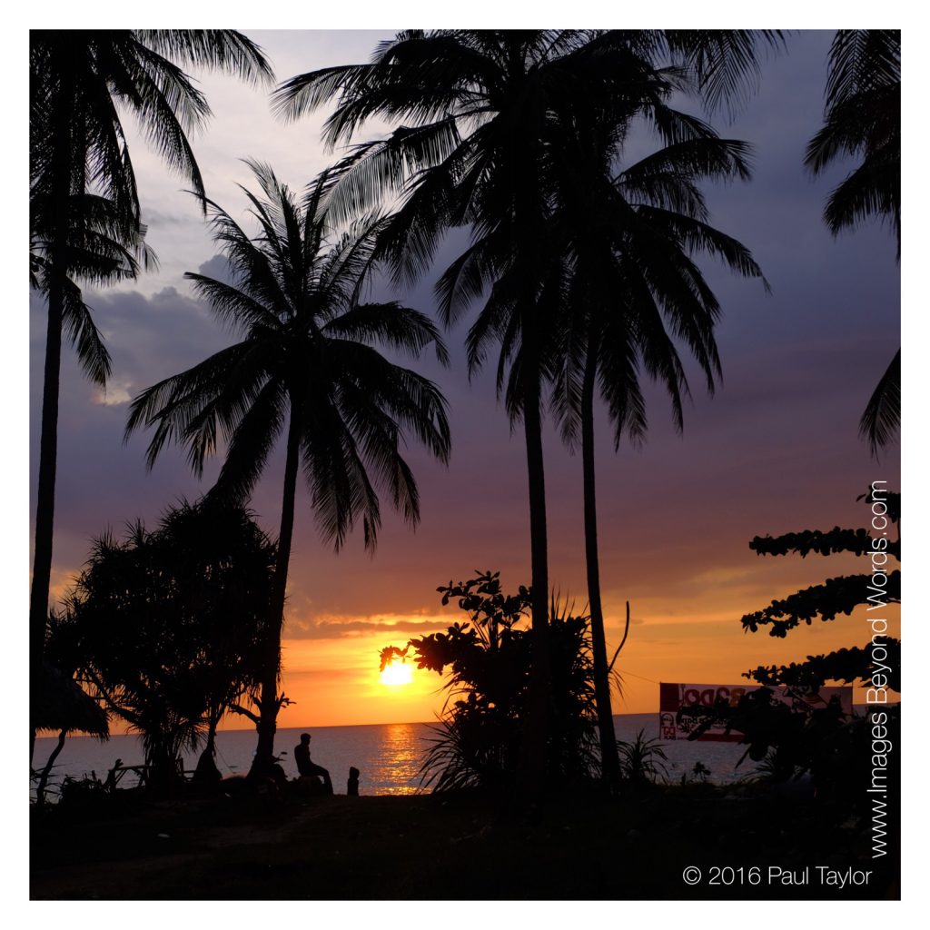 Sunset at The Green Chilli Restaurant, Koh Lanta