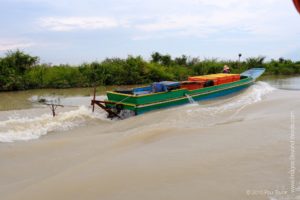 On the way to the Floating village at Kampong Phluk, Cambodia 