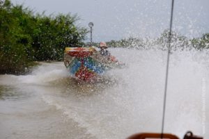 Spray, On the way to the Floating village at Kampong Phluk, Cambodia