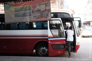 The Bus about to leave