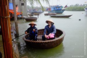 Local boats for a ride through the Mangroves 
