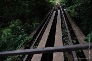 A bridge on the Bamboo Train, Battambang.