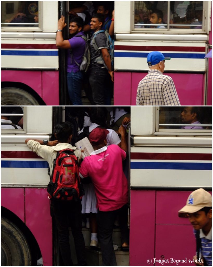 A local bus, Kandy, Sri Lanka