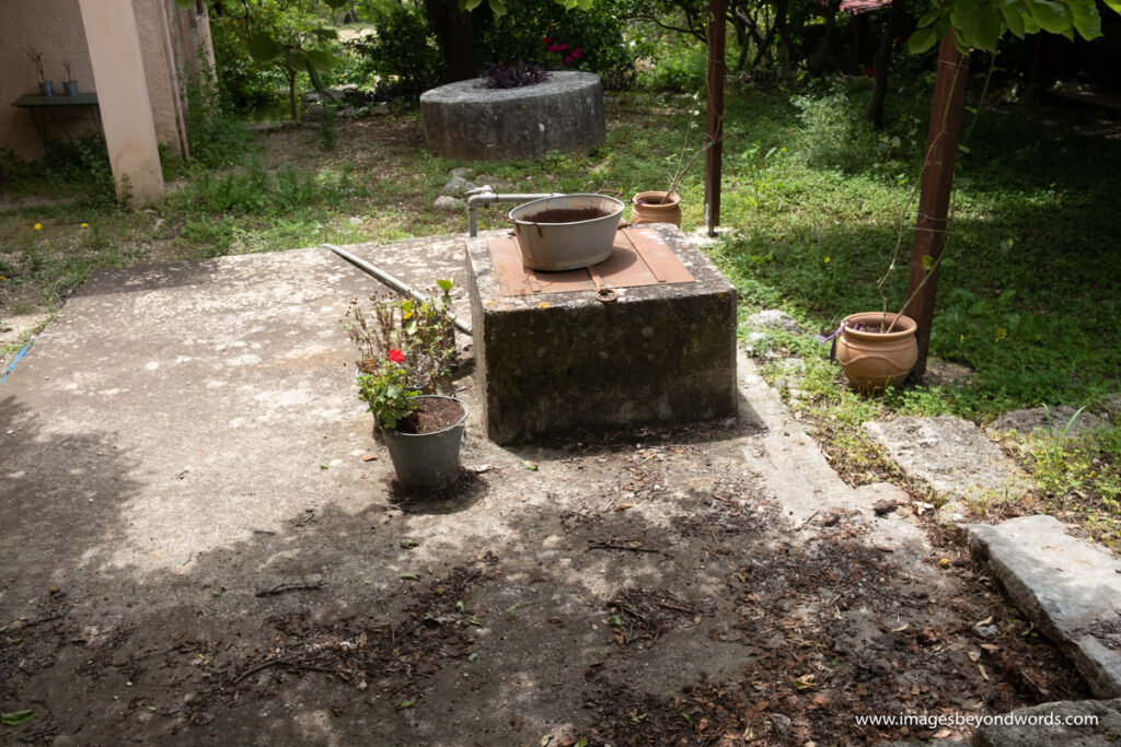The well at Melissinos Winery
