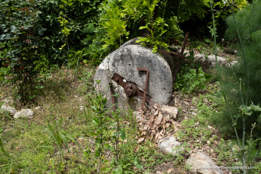 The old olive press at Melissinos Winery