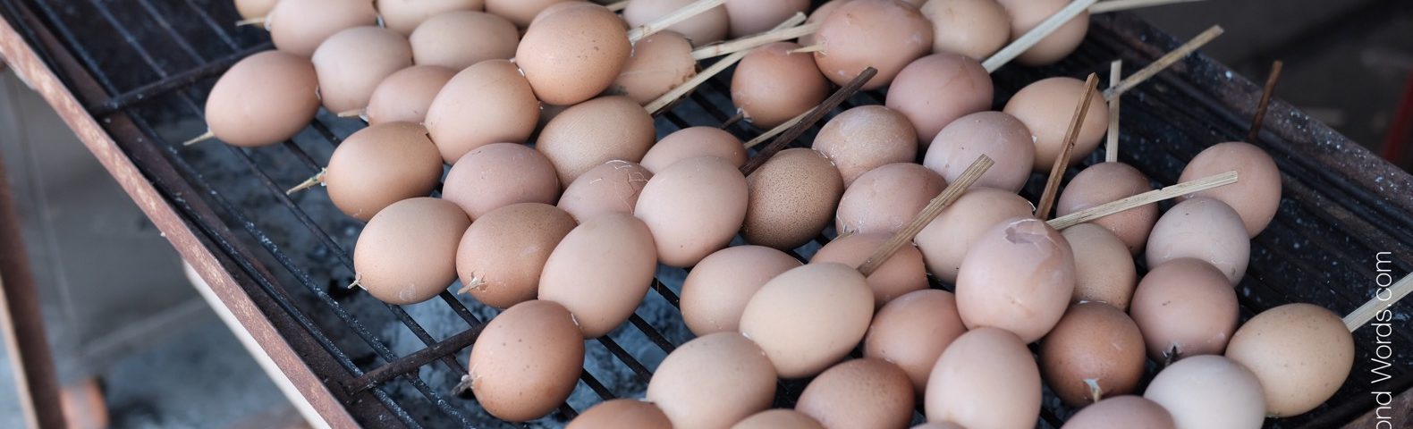 Eggs ready for the Barbie